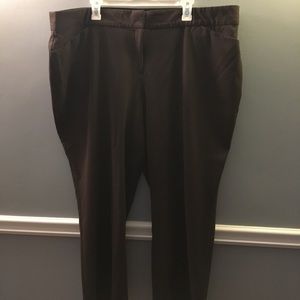 Brown Dress Pants.  Size 22 petite